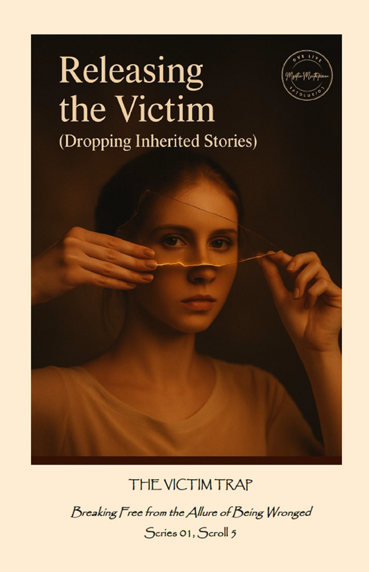 The Victim Trap - Seeing the pattern releases the future - Series 1, Scroll 5